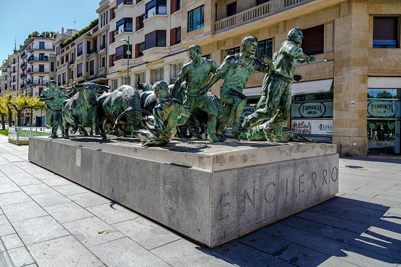 Monumento al encierro Pamplona