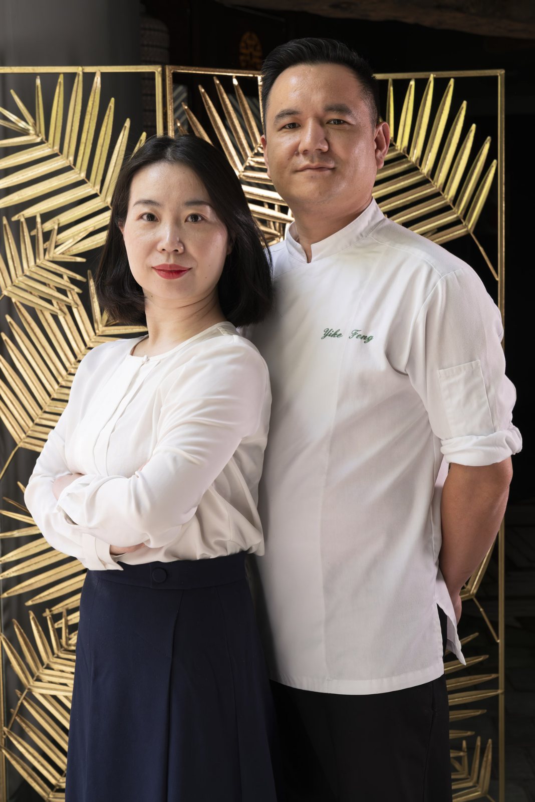 Yike Feng y Dong Li, chef y jefa de sala del restaurante Koku